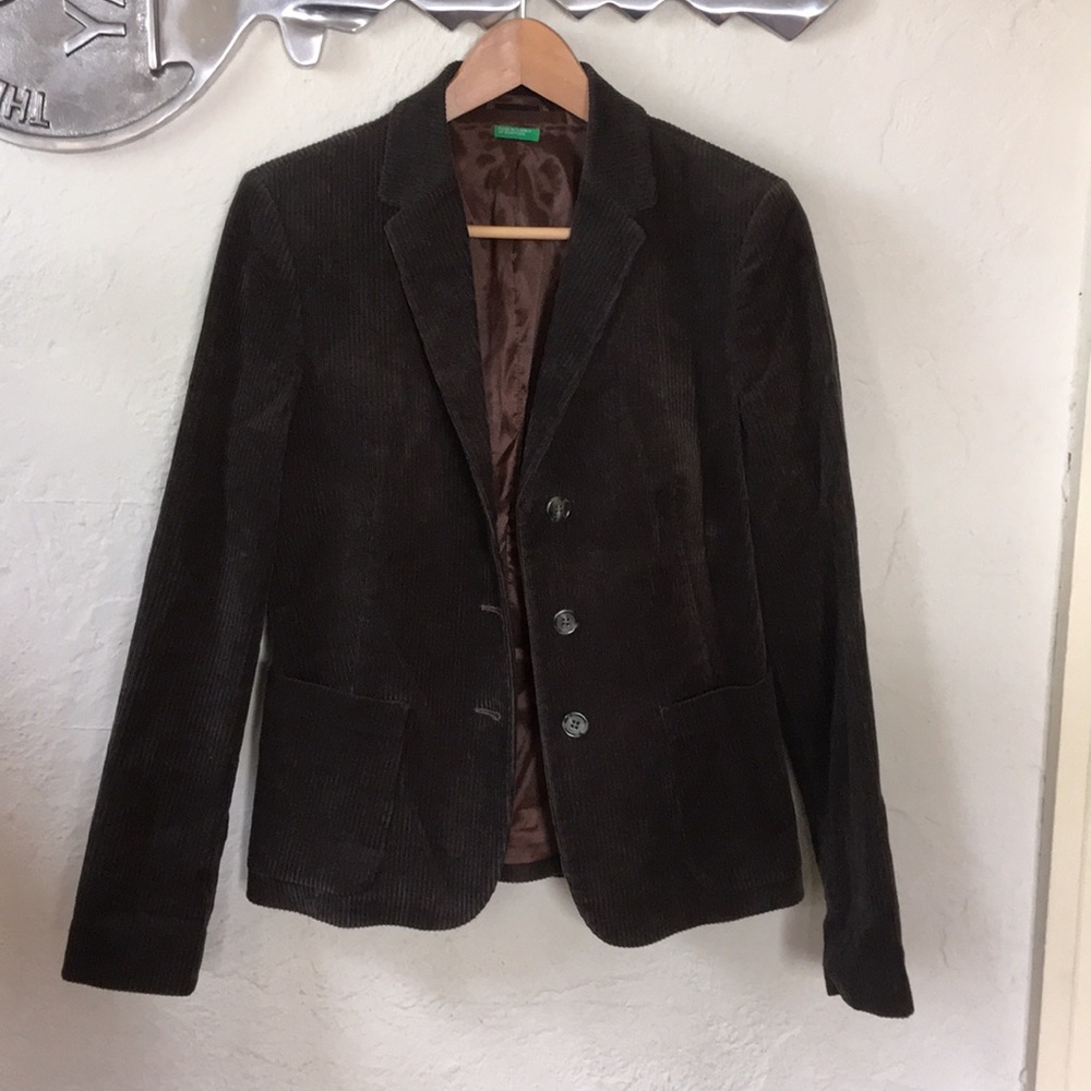 Benetton Corduroy Blazer